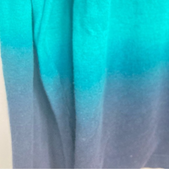 MICHAEL KORS Linen/Cotton Blend Ombré Lightweight Hoodie/Hooded Sweatshirt - XL - Picture 7 of 10